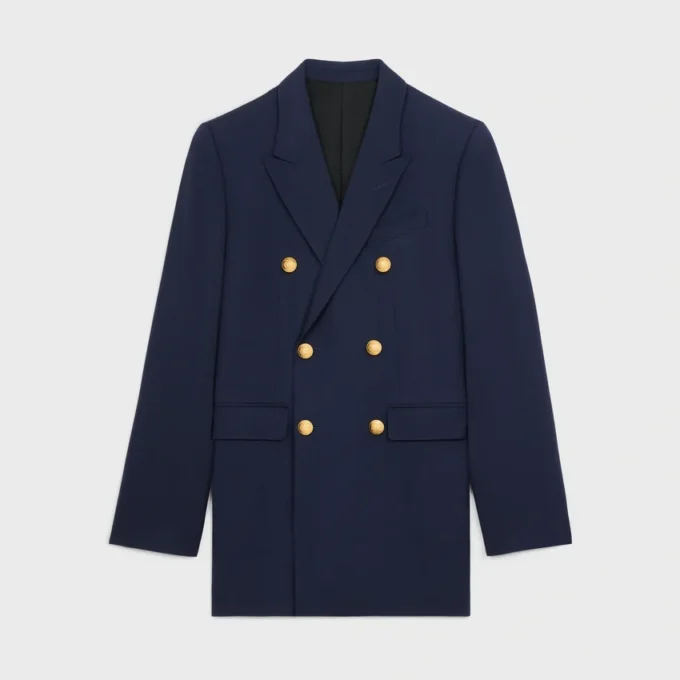 Chaqueta Camden en gabardina de lana Chaqueta Camden en gabardina de lana
