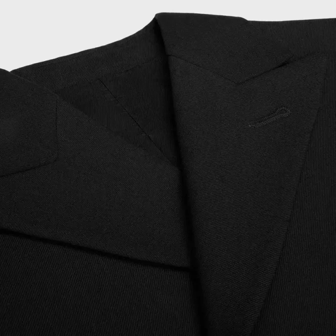 Chaqueta Cavaliere en gabardina de lana elástica Chaqueta Cavaliere en gabardina de lana elástica