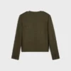 Chaqueta Chasseur en cachemira bouclé trenzada Chaqueta Chasseur en cachemira bouclé trenzada