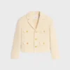 Chaqueta Chasseur en tweed de lana y mohair Chaqueta Chasseur en tweed de lana y mohair
