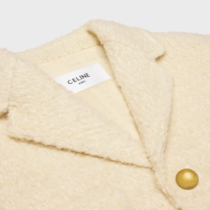Chaqueta Chasseur en tweed de lana y mohair Chaqueta Chasseur en tweed de lana y mohair