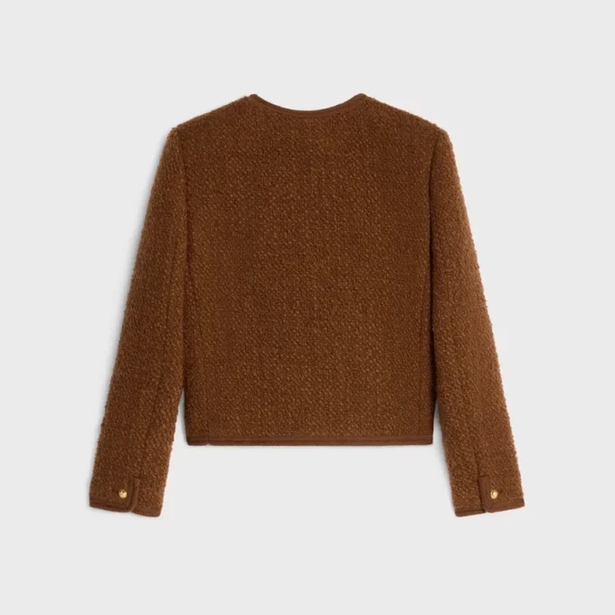 Chaqueta Chelsea en tweed de lana y mohair Chaqueta Chelsea en tweed de lana y mohair