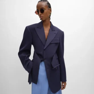 Chaqueta Colonne en lana Grain De Poudre