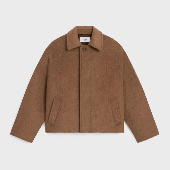 Chaqueta de cachemira y pelo de camello de doble cara Chaqueta de cachemira y pelo de camello de doble cara