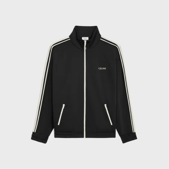 Chaqueta de chándal CELINE en jersey doble cara Chaqueta de chándal CELINE en jersey doble cara