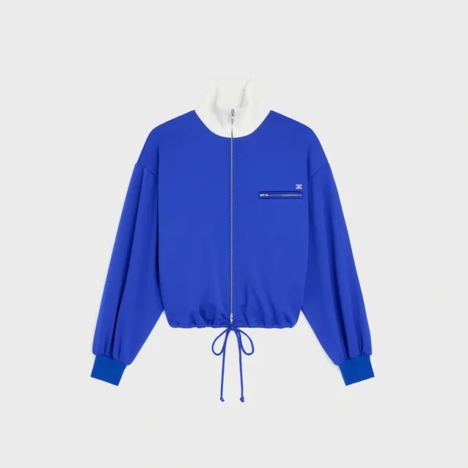 Chaqueta de chándal en jersey doble cara Chaqueta de chándal en jersey doble cara