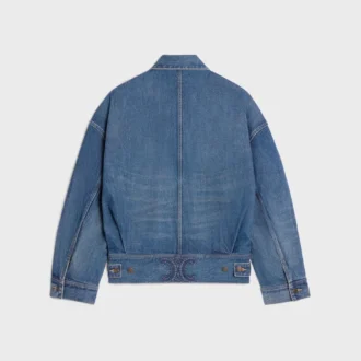 Chaqueta de denim rígido