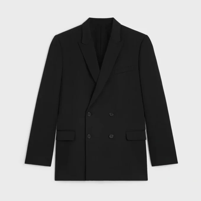 Chaqueta Dean en gabardina de lana Chaqueta Dean en gabardina de lana