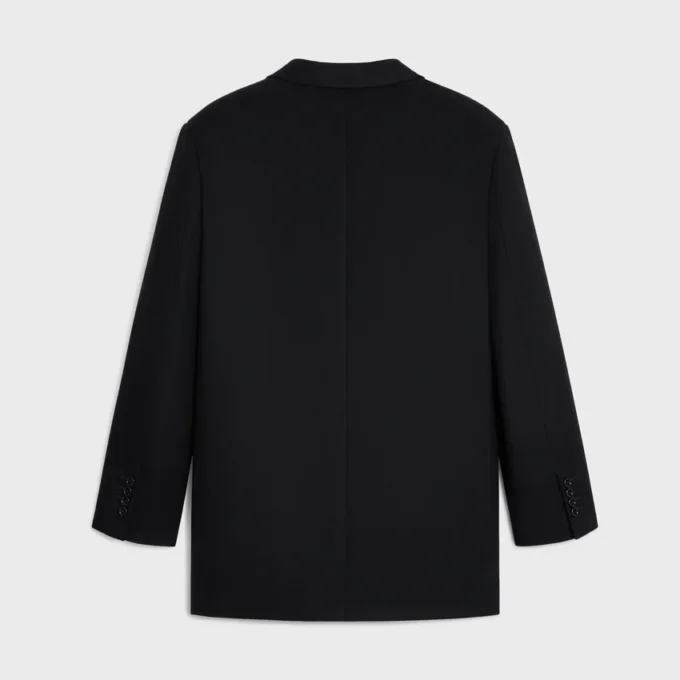 Chaqueta entallada de franela de cachemira
