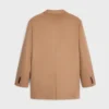 Chaqueta entallada de franela de cachemira