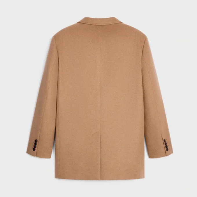Chaqueta entallada de franela de cachemira