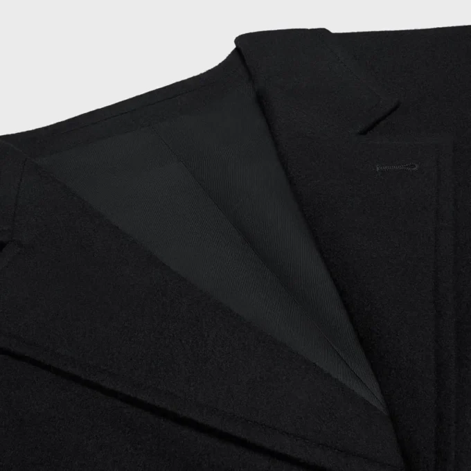 Chaqueta entallada de franela de cachemira