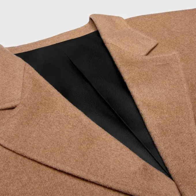 Chaqueta entallada de franela de cachemira
