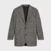 Chaqueta Garçon en lana Natta con diseño en espiga Chaqueta Garçon en lana Natta con diseño en espiga