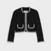 Chaqueta Icone bordada en lana Natta