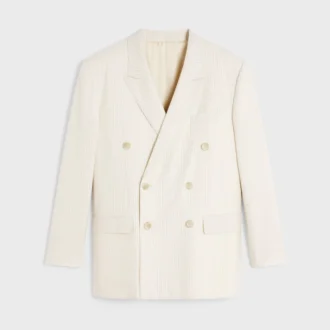 Chaqueta Jude de lana ligera a rayas