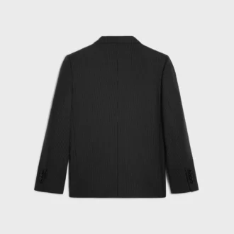 Chaqueta Sorbonne de lana a rayas