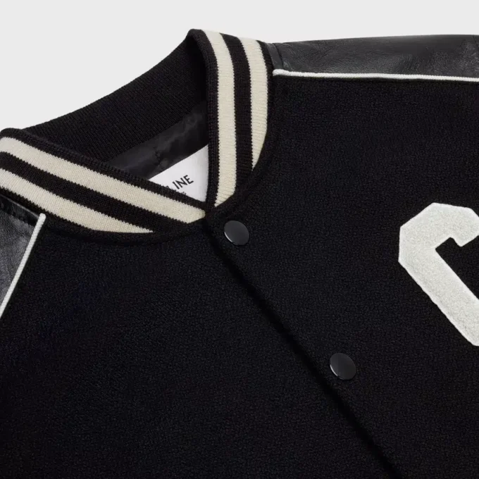 Chaqueta Teddy Classic en lana texturizada Chaqueta Teddy Classic en lana texturizada