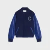 Chaqueta Teddy de lana texturizada Chaqueta Teddy de lana texturizada