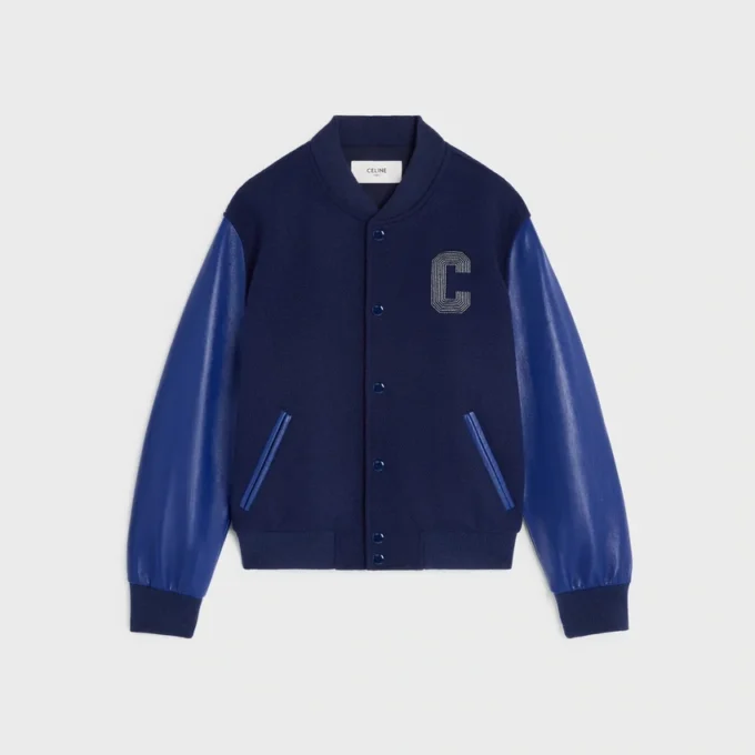 Chaqueta Teddy de lana texturizada Chaqueta Teddy de lana texturizada