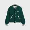 Chaqueta Teddy Triomphe de lana texturizada Chaqueta Teddy Triomphe de lana texturizada