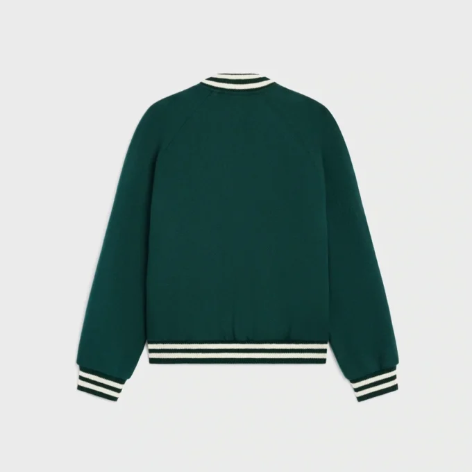 Chaqueta Teddy Triomphe de lana texturizada Chaqueta Teddy Triomphe de lana texturizada