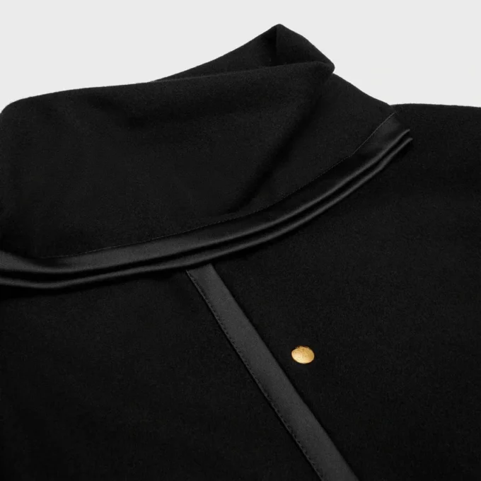 Chaqueta tipo bufanda de tejido de lana Chaqueta tipo bufanda de tejido de lana