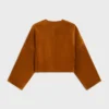 Chaqueta tipo cárdigan de ante Chaqueta tipo cárdigan de ante