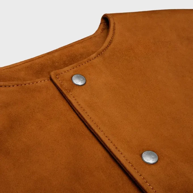 Chaqueta tipo cárdigan de ante Chaqueta tipo cárdigan de ante