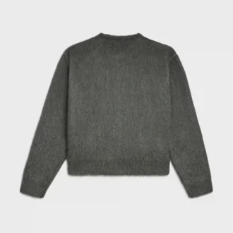 Chaqueta tipo cárdigan de mohair cepillado