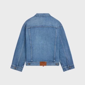 Chaqueta trucker de denim de algodón