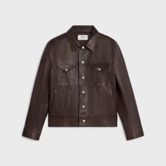 Chaqueta trucker de piel de cordero