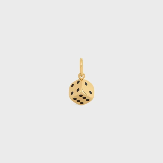 Charms CELINE Triomphe Dados en esmalte y aluminio Charms CELINE Triomphe Dados en esmalte y aluminio