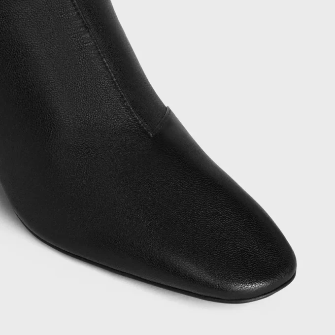 Cheri – Bota con cremallera en piel de cordero elástica Cheri – Bota con cremallera en piel de cordero elástica