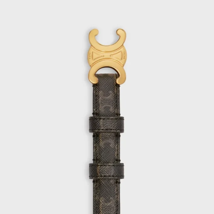 Cinturón Triomphe de 18 mm en Triomphe Canvas Cinturón Triomphe de 18 mm en Triomphe Canvas