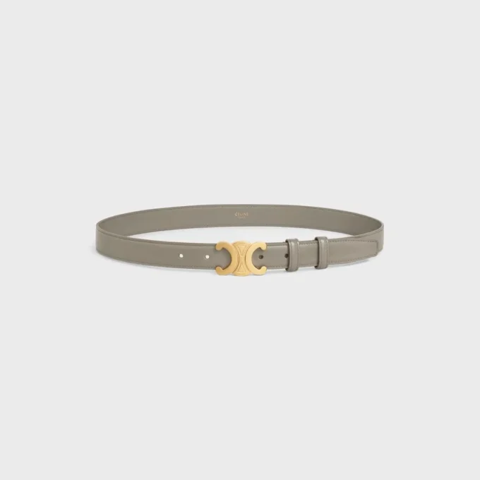 Cinturón Triomphe de 25 mm en piel de taurillón Cinturón Triomphe de 25 mm en piel de taurillón