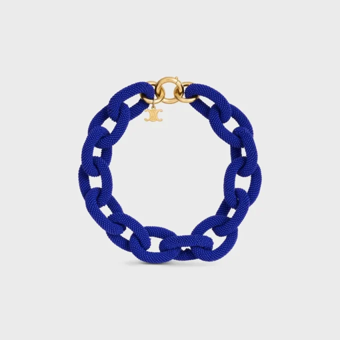 Collar CELINE Links de cuentas y latón con acabado dorado Collar CELINE Links de cuentas y latón con acabado dorado