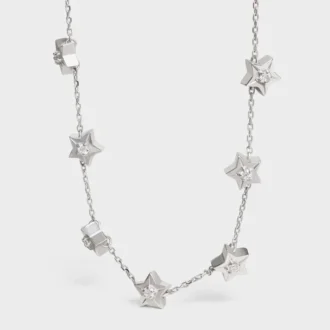 Collar CELINE Multi Stars en oro blanco y diamantes