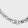 Collar Triomphe Gourmette en latón con acabado en rodio