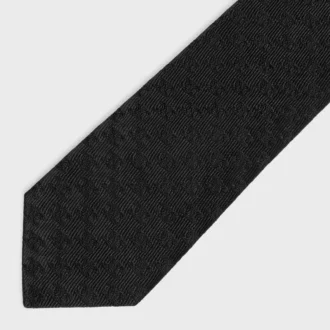 Corbata en jacquard de seda Mini Triomphe