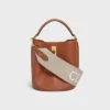 Correa corta de lana con jacquard CELINE y acabados dorados