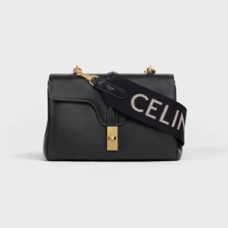Correa larga de lana con jacquard CELINE