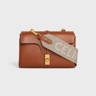Correa larga de lana con jacquard CELINE