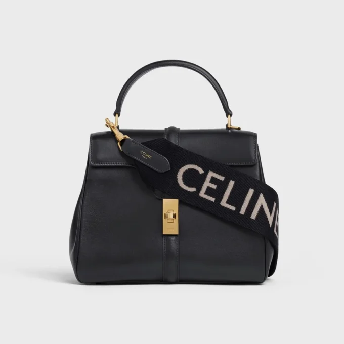Correa larga de lana con jacquard CELINE Correa larga de lana con jacquard CELINE