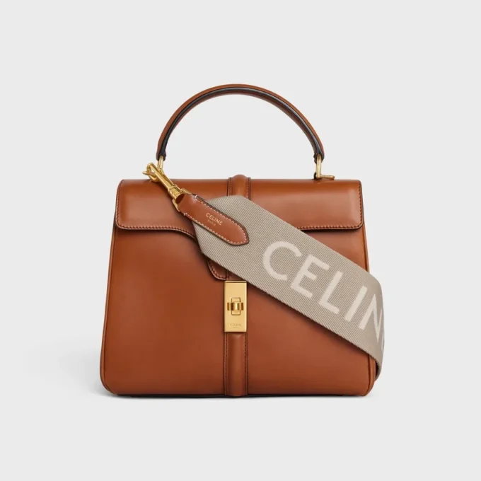 Correa larga de lana con jacquard CELINE Correa larga de lana con jacquard CELINE