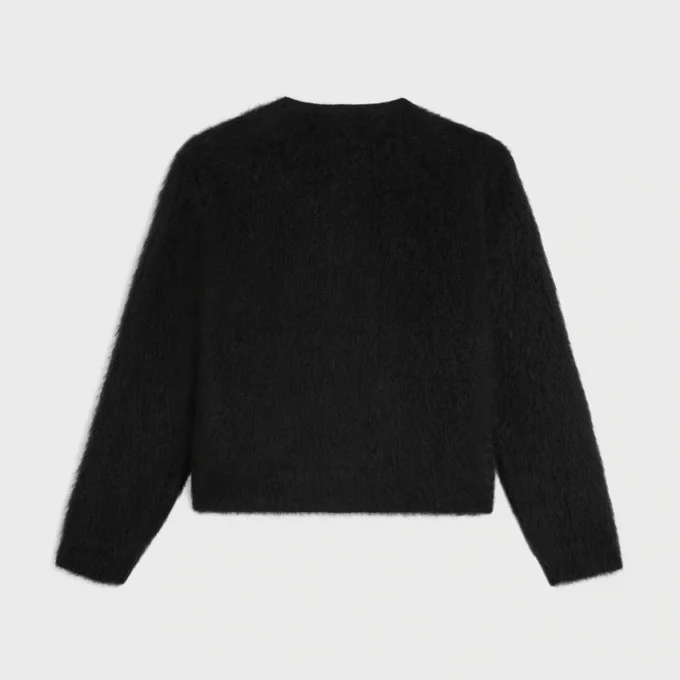 Cárdigan de mohair cepillado Cárdigan de mohair cepillado