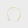 Diadema fina CELINE Paris en acero