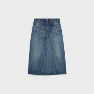 Falda midi en denim lavado Dark Union