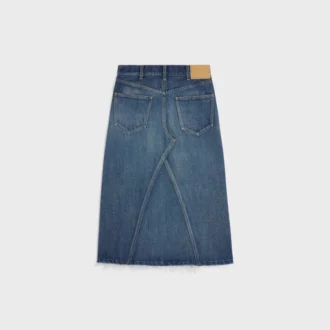 Falda midi en denim lavado Dark Union