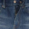 Falda midi en denim lavado Dark Union Falda midi en denim lavado Dark Union